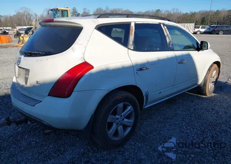 2006 Nissan Murano Sl from USA, damaged, VIN JN8AZ08T66W402818